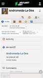 Mobile Screenshot of andromeda-la-dea.deviantart.com