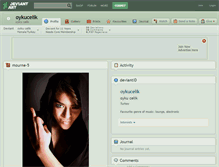 Tablet Screenshot of oykucelik.deviantart.com