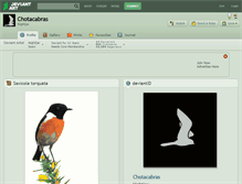Tablet Screenshot of chotacabras.deviantart.com