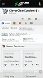 Mobile Screenshot of cleverclearconcise12.deviantart.com