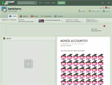 Tablet Screenshot of kamicherry.deviantart.com