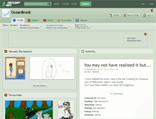 Tablet Screenshot of oceanbrook.deviantart.com