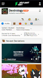 Mobile Screenshot of dextrology.deviantart.com