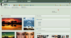 Desktop Screenshot of nickiii.deviantart.com