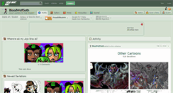 Desktop Screenshot of bloodwolfgoth.deviantart.com