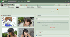 Desktop Screenshot of gothicravenangel.deviantart.com