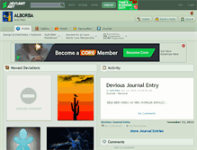 Tablet Screenshot of alborba.deviantart.com