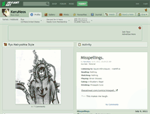Tablet Screenshot of keruneos.deviantart.com