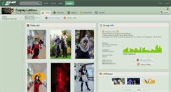 Desktop Screenshot of cosplay-latino.deviantart.com
