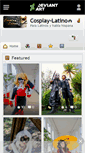 Mobile Screenshot of cosplay-latino.deviantart.com