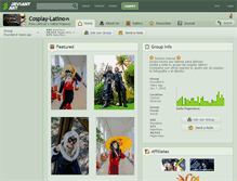 Tablet Screenshot of cosplay-latino.deviantart.com