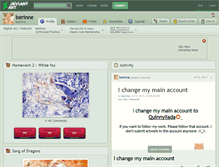 Tablet Screenshot of berinne.deviantart.com