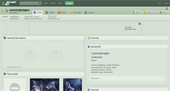 Desktop Screenshot of comundertaker.deviantart.com