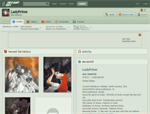 Tablet Screenshot of ladyprime.deviantart.com