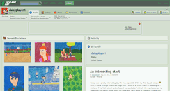 Desktop Screenshot of daisyplayer1.deviantart.com