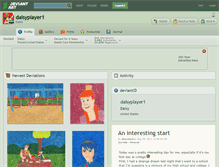 Tablet Screenshot of daisyplayer1.deviantart.com