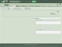 Tablet Screenshot of meigas.deviantart.com