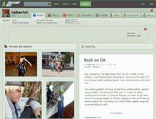 Tablet Screenshot of galkawhm.deviantart.com