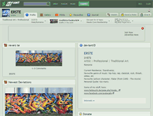 Tablet Screenshot of erste.deviantart.com