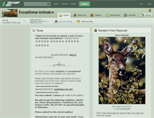 Tablet Screenshot of exceptional-animals.deviantart.com