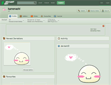 Tablet Screenshot of kamenashi.deviantart.com