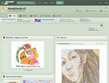 Tablet Screenshot of mandydandy-02.deviantart.com