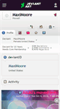 Mobile Screenshot of maximoore.deviantart.com