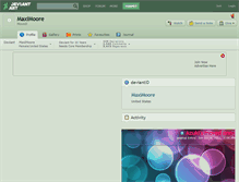 Tablet Screenshot of maximoore.deviantart.com
