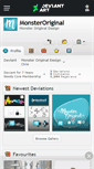 Mobile Screenshot of monsteroriginal.deviantart.com