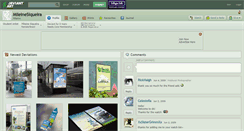 Desktop Screenshot of mileinesiqueira.deviantart.com
