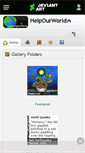 Mobile Screenshot of helpourworld.deviantart.com
