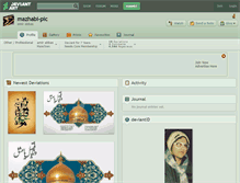 Tablet Screenshot of mazhabi-pic.deviantart.com