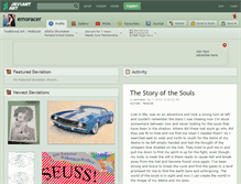 Tablet Screenshot of emoracer.deviantart.com