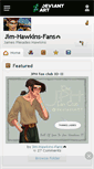 Mobile Screenshot of jim-hawkins-fans.deviantart.com