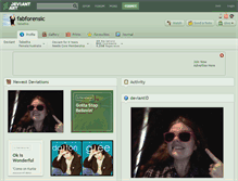 Tablet Screenshot of fabforensic.deviantart.com