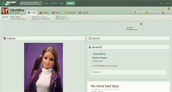 Desktop Screenshot of 12inchdiva.deviantart.com