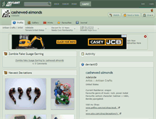 Tablet Screenshot of cashewed-almonds.deviantart.com