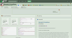 Desktop Screenshot of biomatch-prometheus.deviantart.com