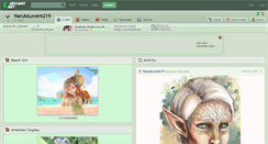Desktop Screenshot of narutolover6219.deviantart.com