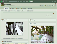 Tablet Screenshot of hugsininho.deviantart.com