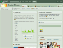 Tablet Screenshot of kyuubiandnaruto.deviantart.com