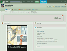 Tablet Screenshot of anic-elenia.deviantart.com