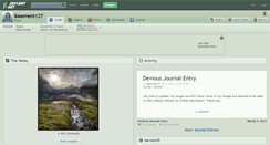 Desktop Screenshot of basement127.deviantart.com