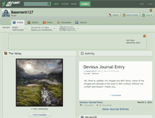 Tablet Screenshot of basement127.deviantart.com