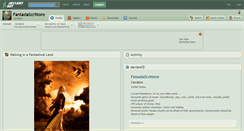 Desktop Screenshot of fantasiascrittore.deviantart.com