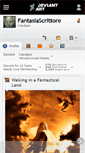 Mobile Screenshot of fantasiascrittore.deviantart.com