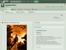 Tablet Screenshot of fantasiascrittore.deviantart.com