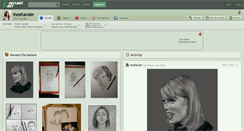 Desktop Screenshot of ineskander.deviantart.com