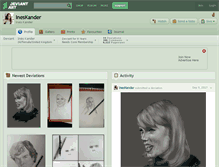 Tablet Screenshot of ineskander.deviantart.com