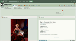 Desktop Screenshot of freakykarma.deviantart.com